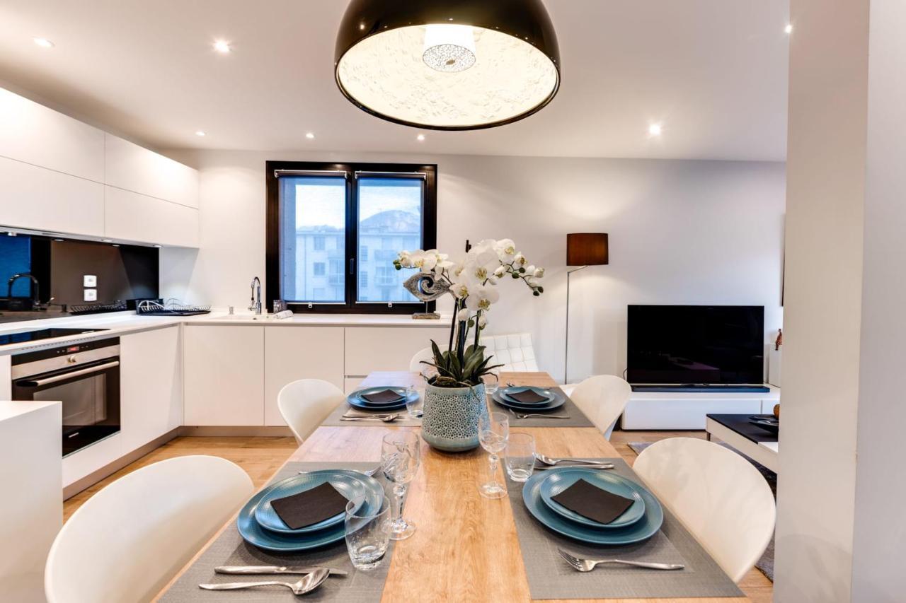 Les Sorbiers - Apartment 2 Bedrooms Top Floor - Parking & Terrace Annecy Bagian luar foto