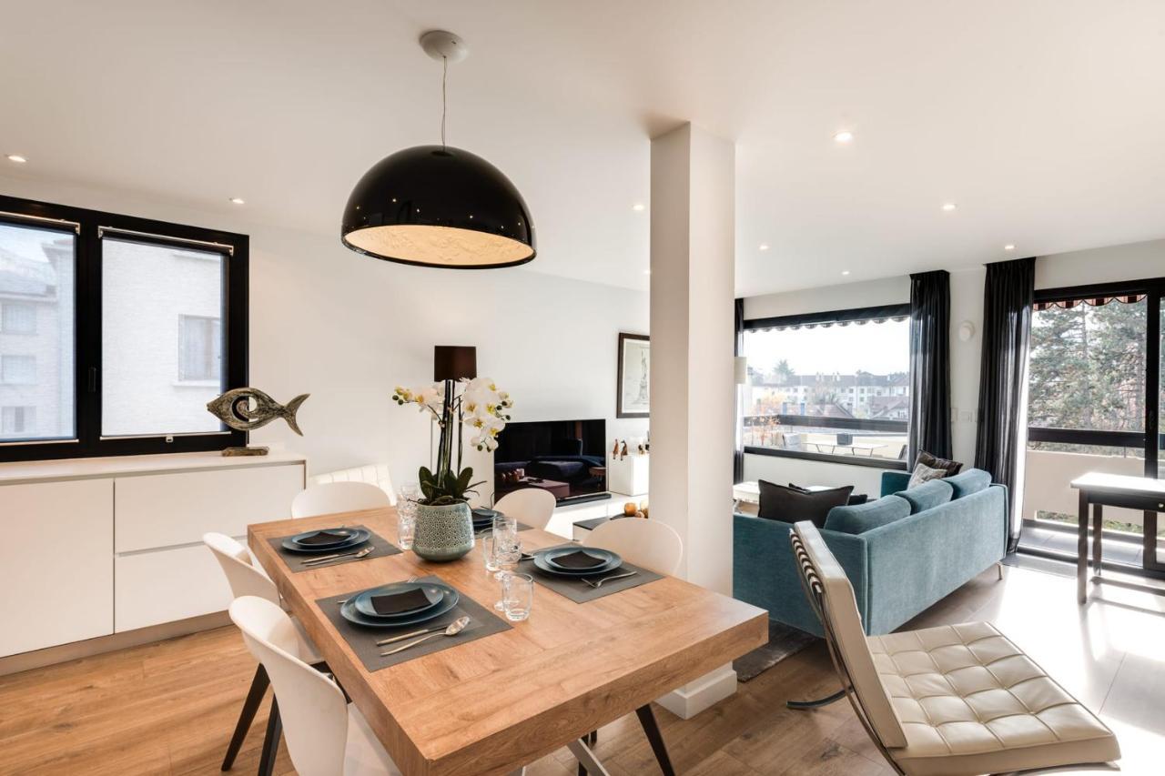 Les Sorbiers - Apartment 2 Bedrooms Top Floor - Parking & Terrace Annecy Bagian luar foto